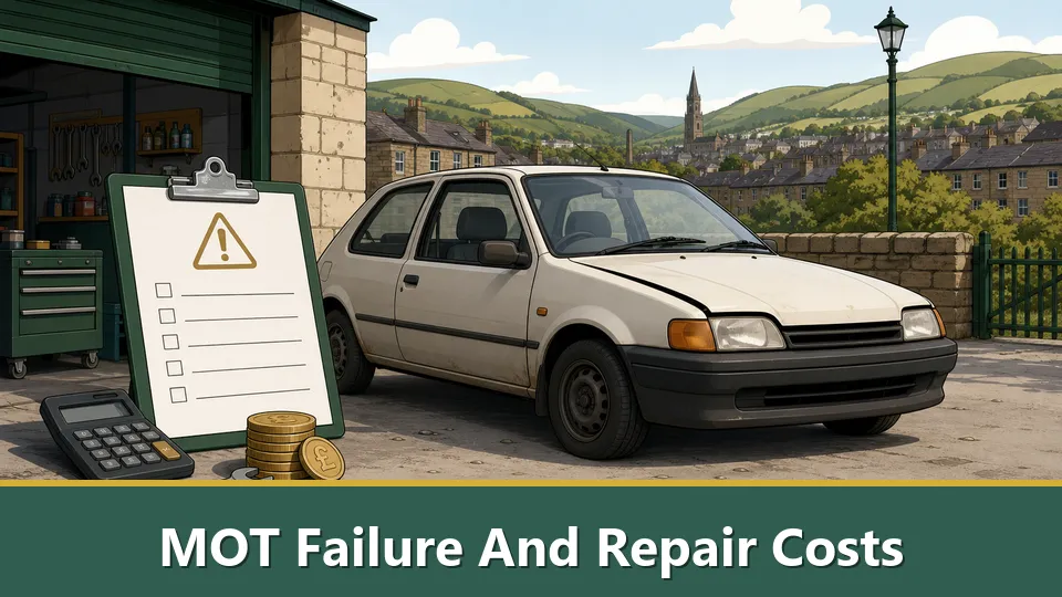 MOT Fail ure i naprawa Costs